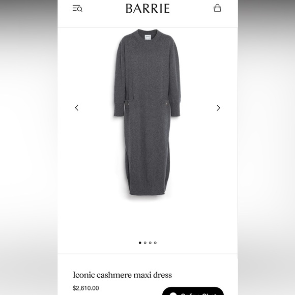 Barrie of Scotland Cashmere Long Midi Dress - Picture 6 of 9
